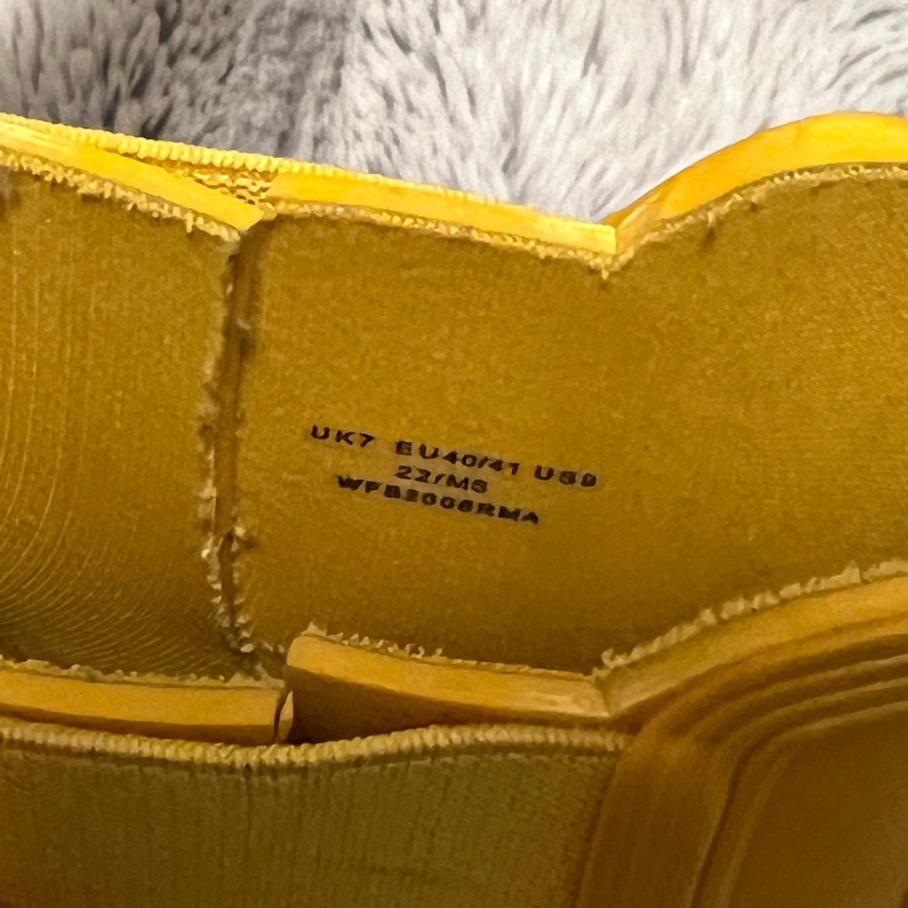 Hunter Boots Yellow
